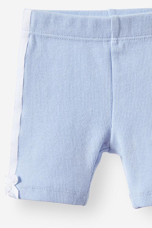 Rain rib bike shorties - dawn blue