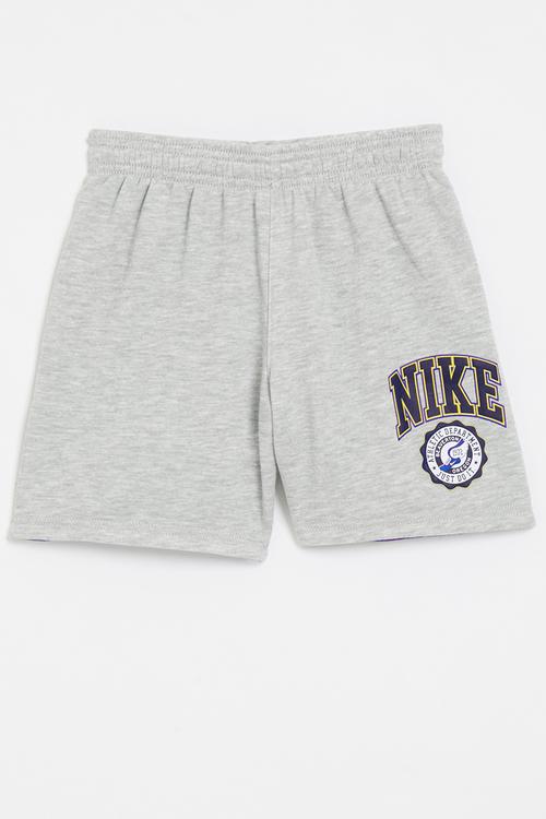 Nike pe french terry reversible shorts - light smoke gray heather