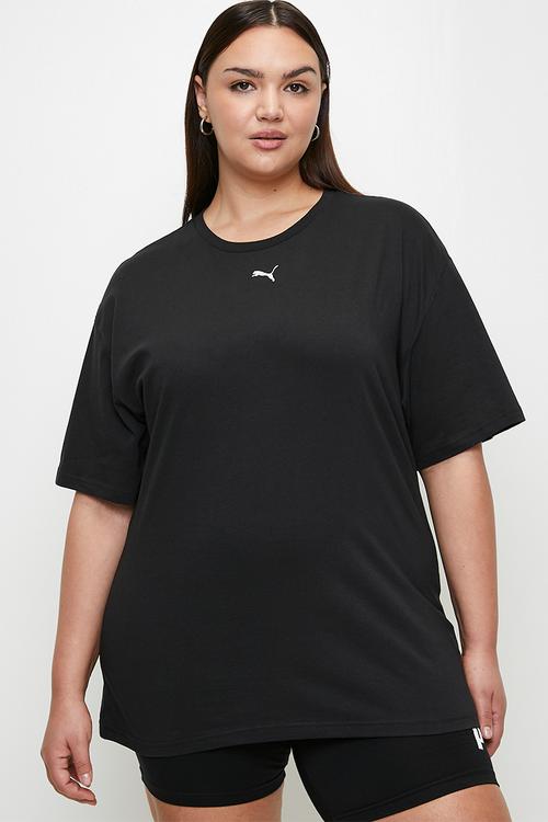Plus ESS Relaxed Tee W PUMA Black