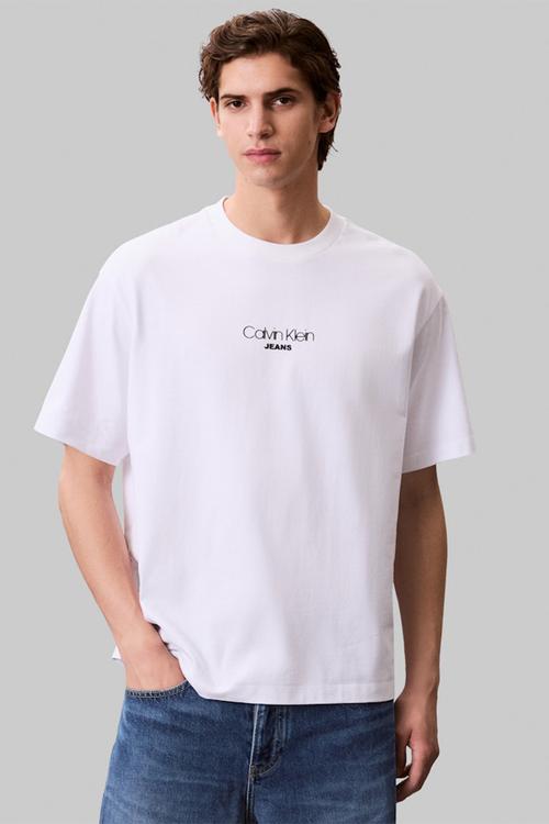 Ss 16S Rlxd Fit Ckj Graphic Tee - Brilliant White