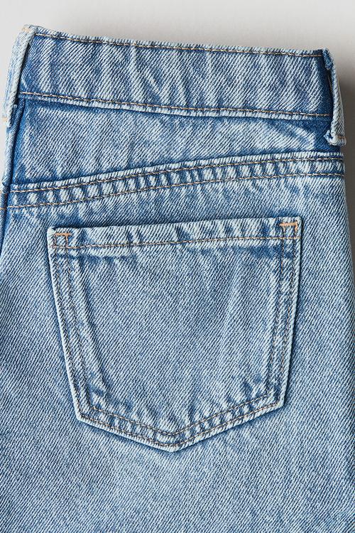 Denim shorts - light denim blue 