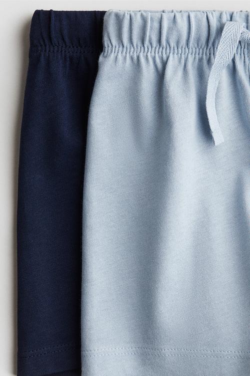 2-Pack jersey shorts - dark blue/light blue 