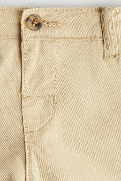 Cotton chinos - beige