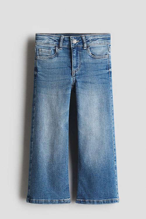 Superstretch wide leg jeans - denim blue 