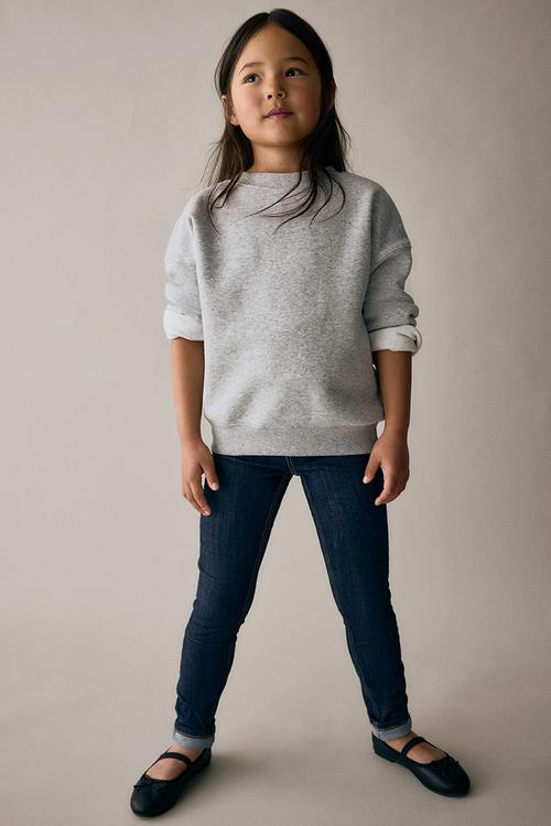Denim jeggings - dark denim blue