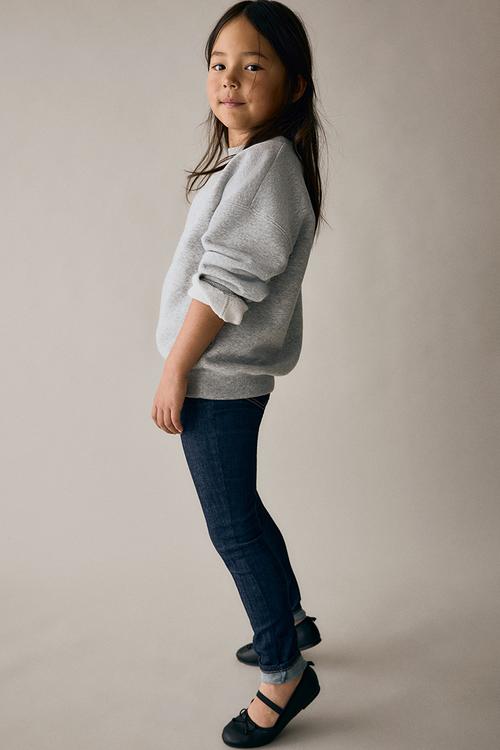 Denim jeggings - dark denim blue