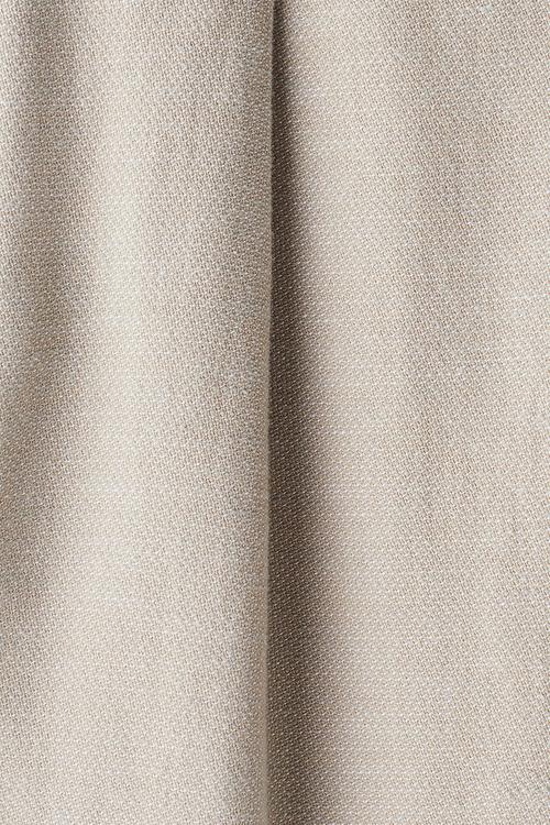 Relaxed fit linen-blend trousers - beige