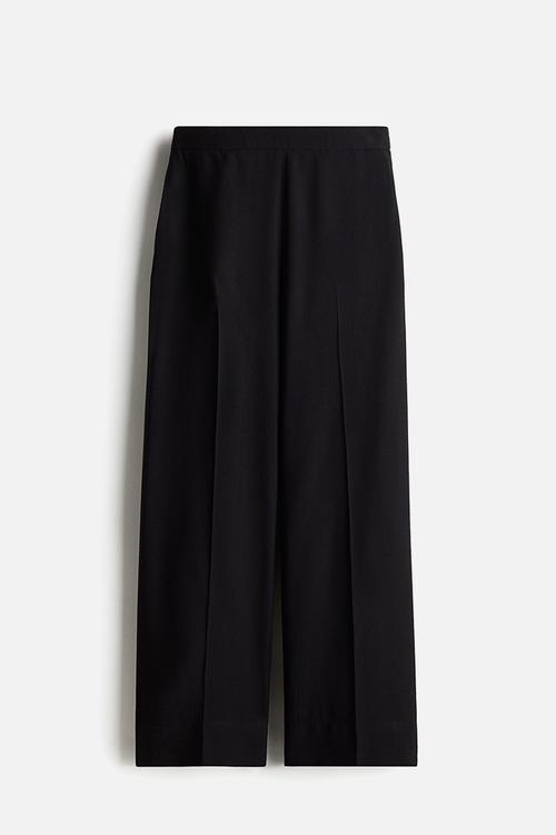 Wide trousers - black