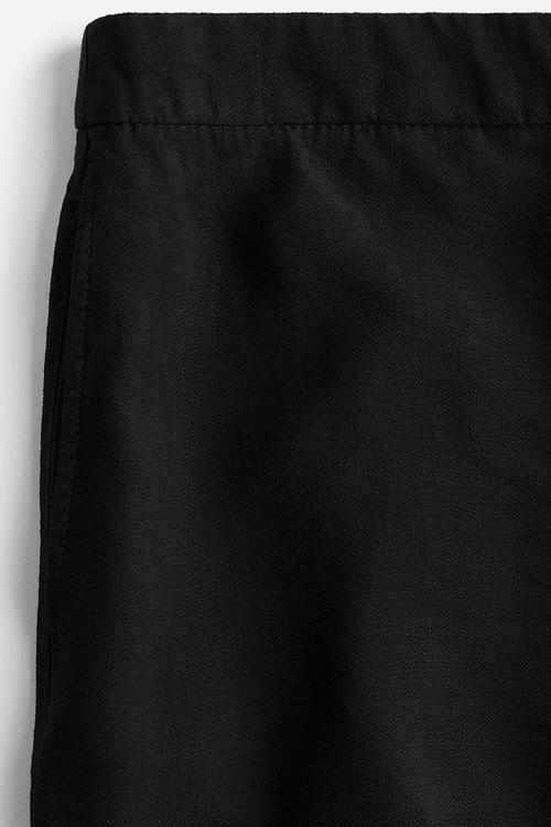 Wide trousers - black