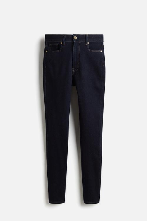 Skinny high jeans - dark denim blue 