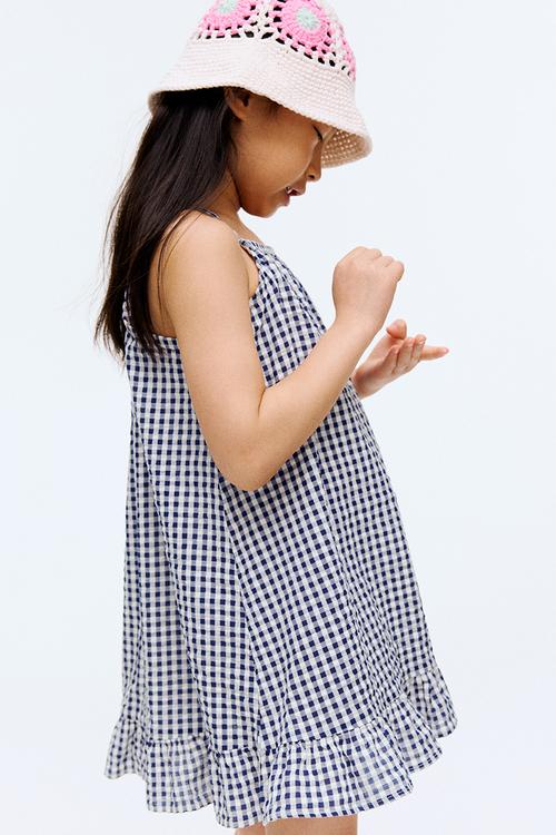 Cotton dress - blue