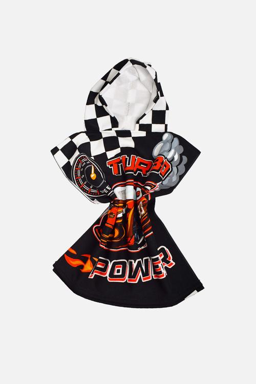 Racer Hooded Towel - multi