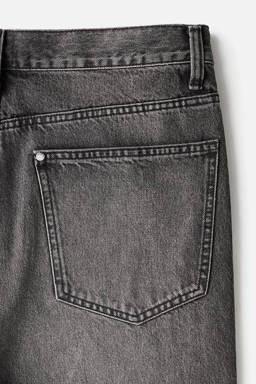 Baggy denim shorts - dark denim grey