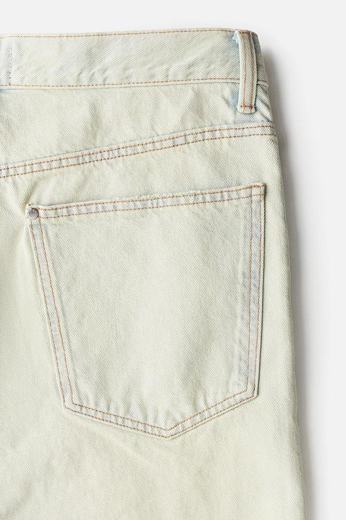 Baggy denim shorts - pale denim blue