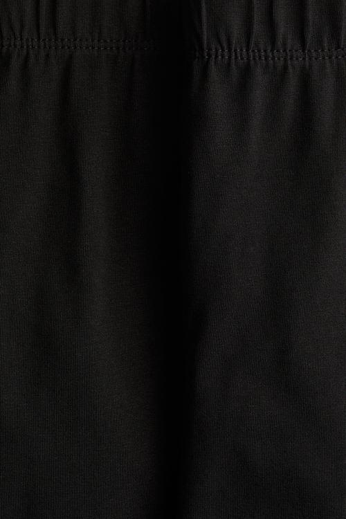 2-pack jersey capri leggings - black