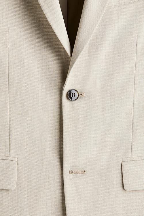 Slim fit jacket - beige