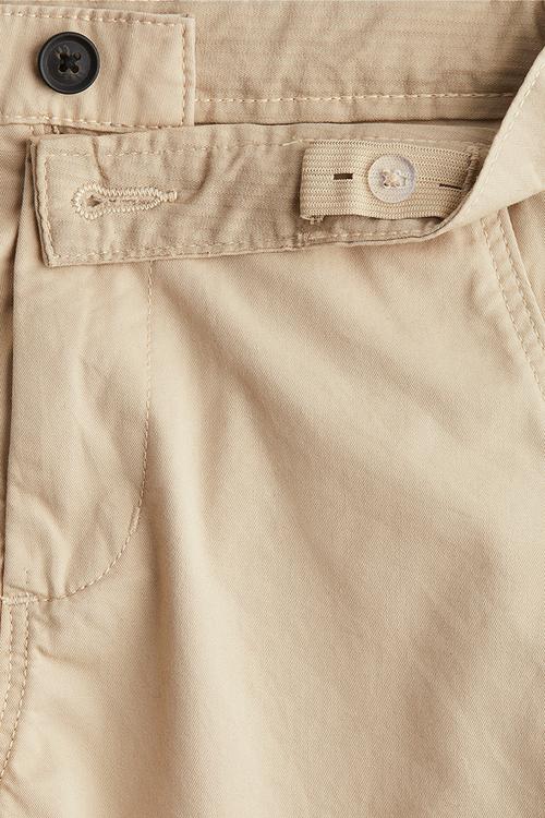 Cotton chino shorts - light beige