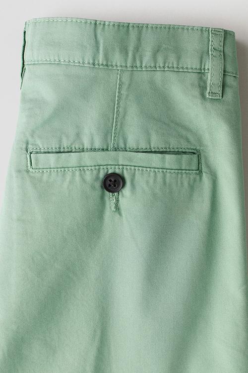 Cotton chino shorts - green
