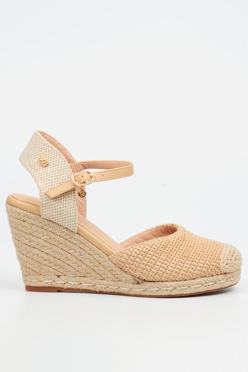Jojo 13 raffia rope wedge - natural