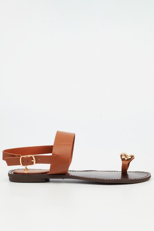 Sara 4 toe-loop sandal - tan