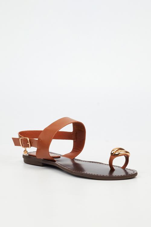 Sara 4 toe-loop sandal - tan