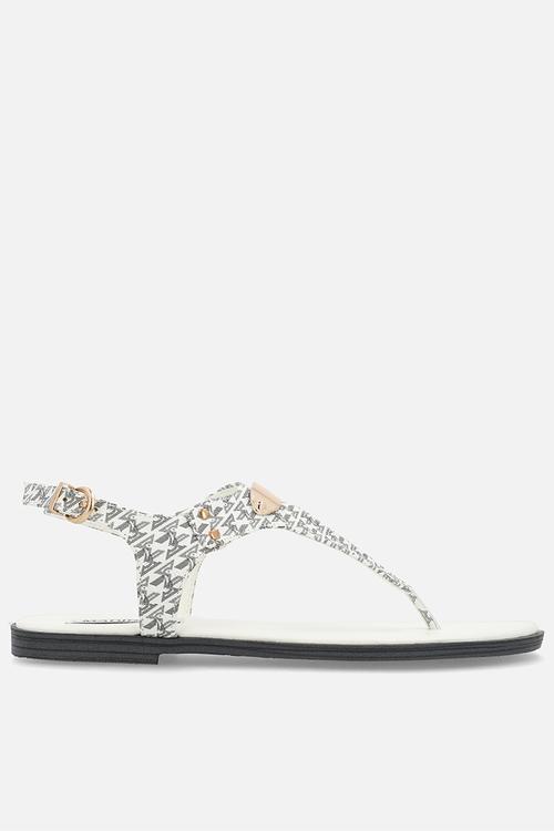 Meredith slingback - white multi