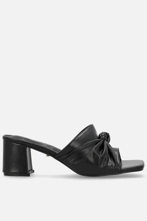 Nolwazi 1 block heel mule - black