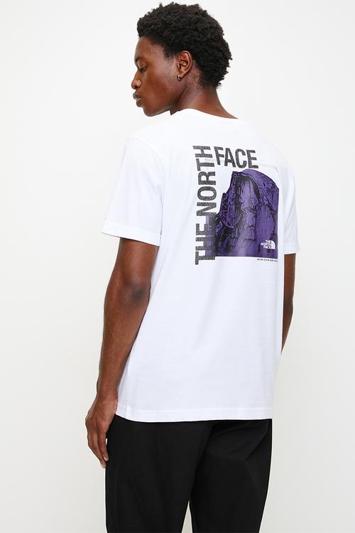 Short sleeve Half Dome Photo Tee - Tnf White