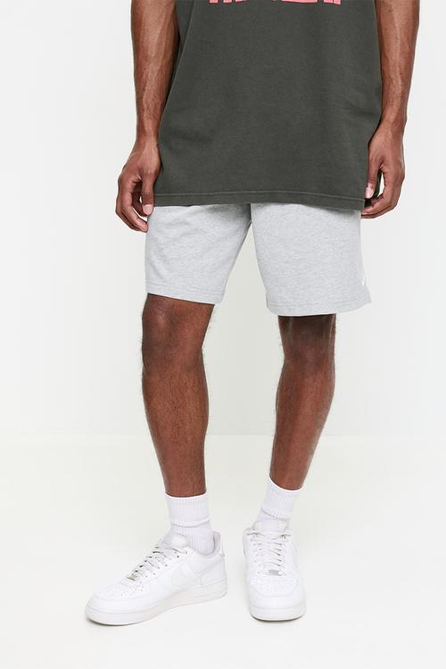 Club Knit Short - Dk Grey Heather/White