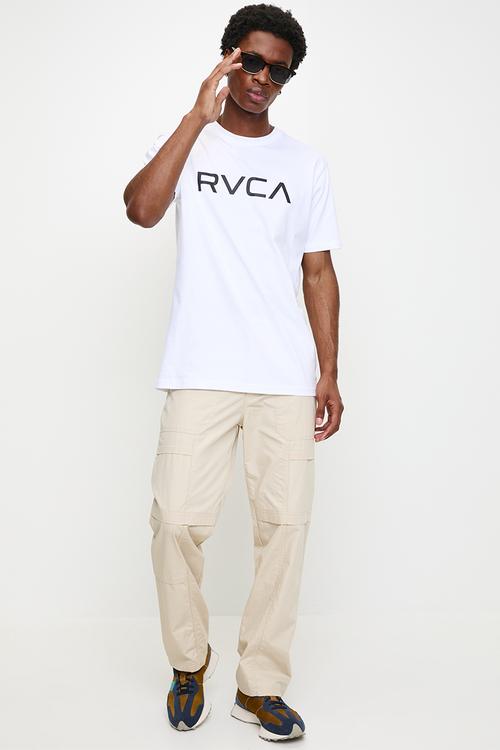 Big rvca short sleeve - white