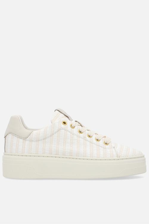 Textured platform sneaker - multi