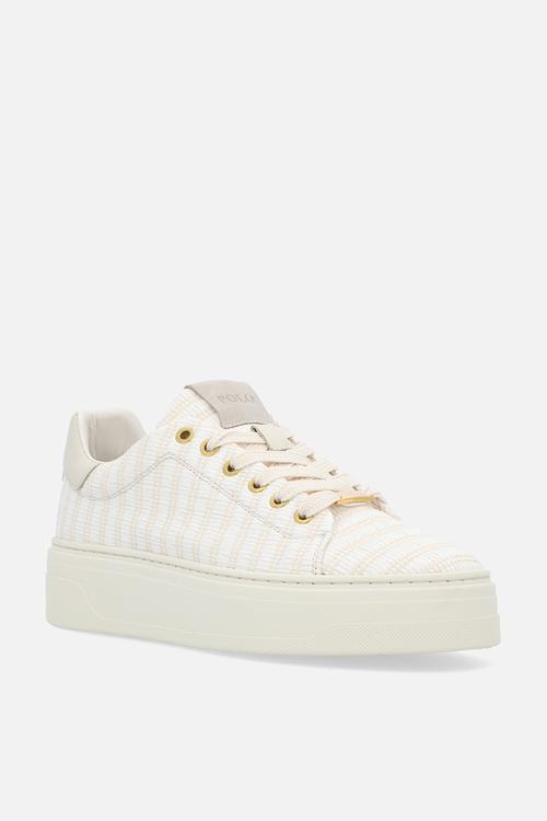 Textured platform sneaker - multi