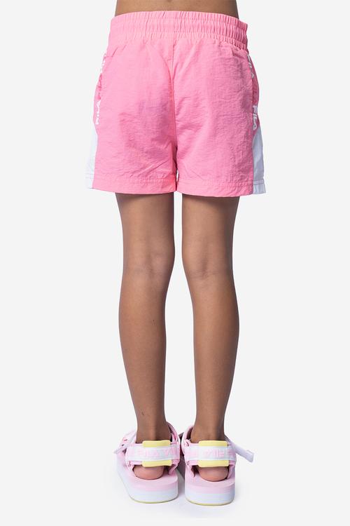 Pippa shorts  - white & strawberry pink