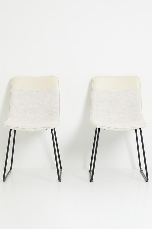 Elsa dining chair set of 2 - neutral
