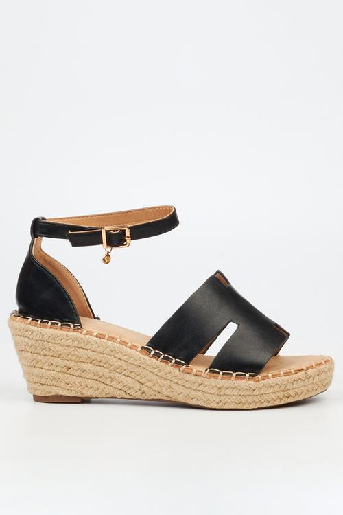 Jayda 11 h-cut rope wedge - black