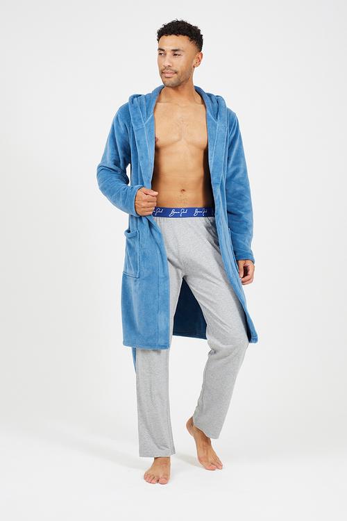 James Dressing Gown - Blue