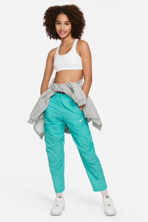 Girls Nike Dri-Fit Swoosh Bra - White/Pure Platinum