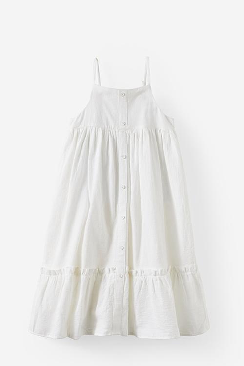 Leah midi dress - white