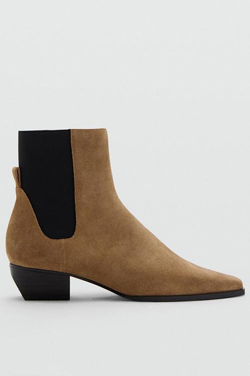 Super1 suede ankle boot - medium brown