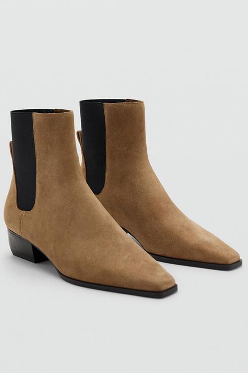 Super1 suede ankle boot - medium brown