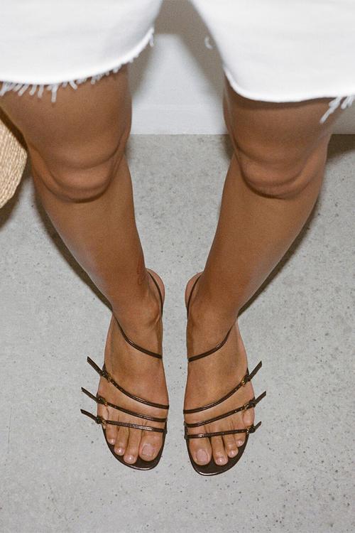 Isa heel - dark brown