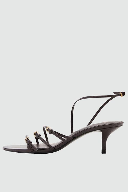 Isa heel - dark brown