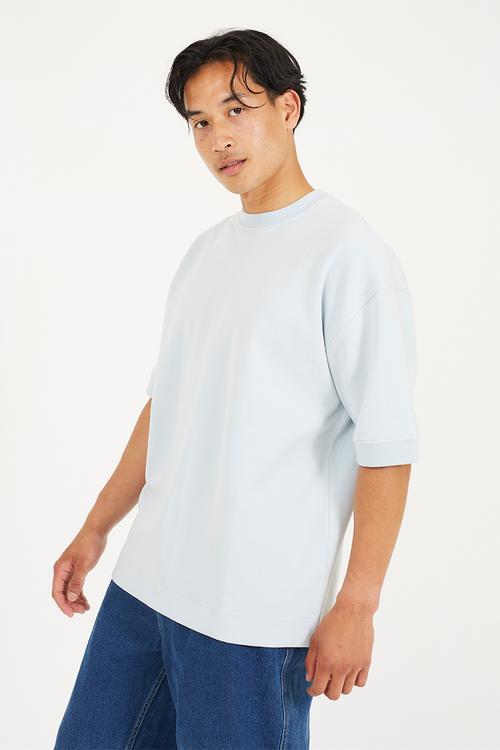 Oversized Fit Tshirt - Sky Blue