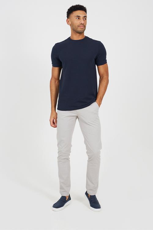 Crew Neck T-shirt  - Navy