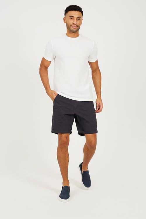 Crew Neck T-shirt  - Cream