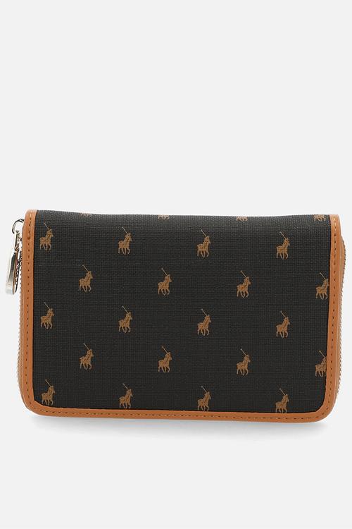 Iconic Med. Zip Around Purse Bag - Brown