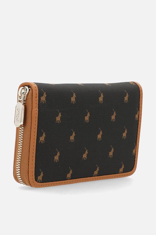 Iconic Med. Zip Around Purse Bag - Brown