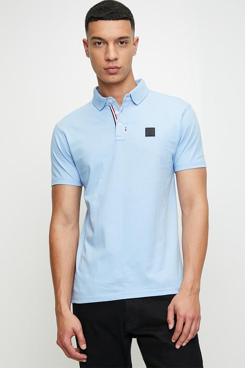JENSON Active Badge Ss Golfer - Blue