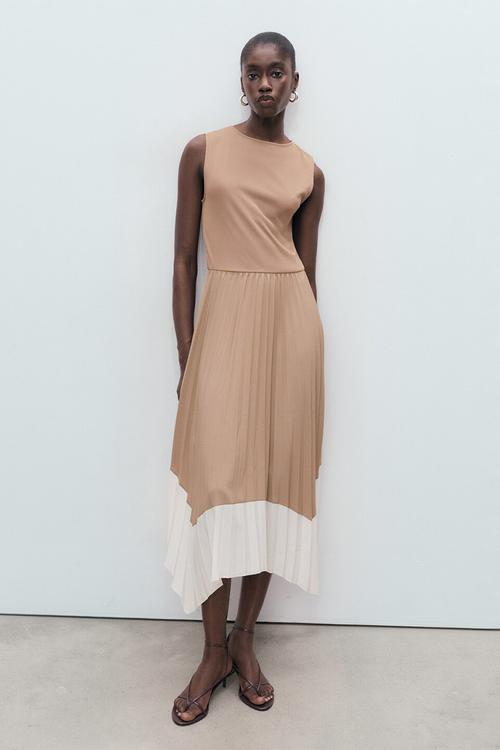 Hayden sl knitted dress - off-white