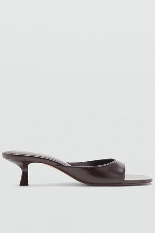 Lidia heel - dark brown